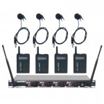 NuVoice UL-580 4 Channel Wireless Lavalier System